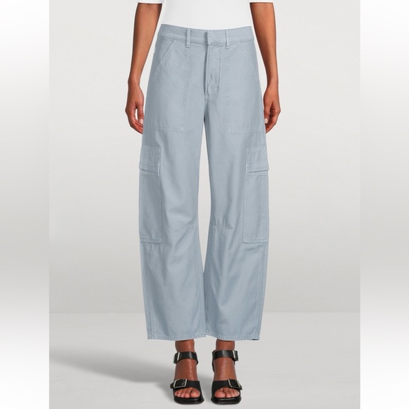 Citizens Of Humanity Pants - NWT Citizens Of Humanity Light Blue Wide-Leg Cargo Pants